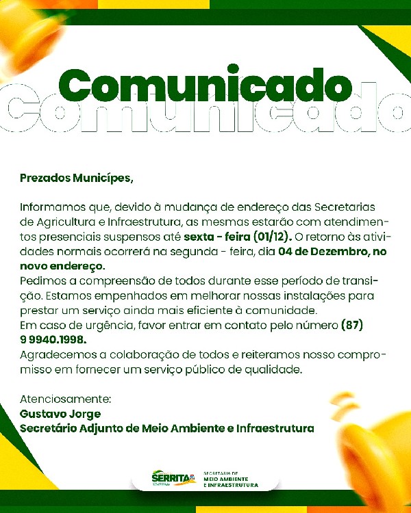 COMUNICADO              